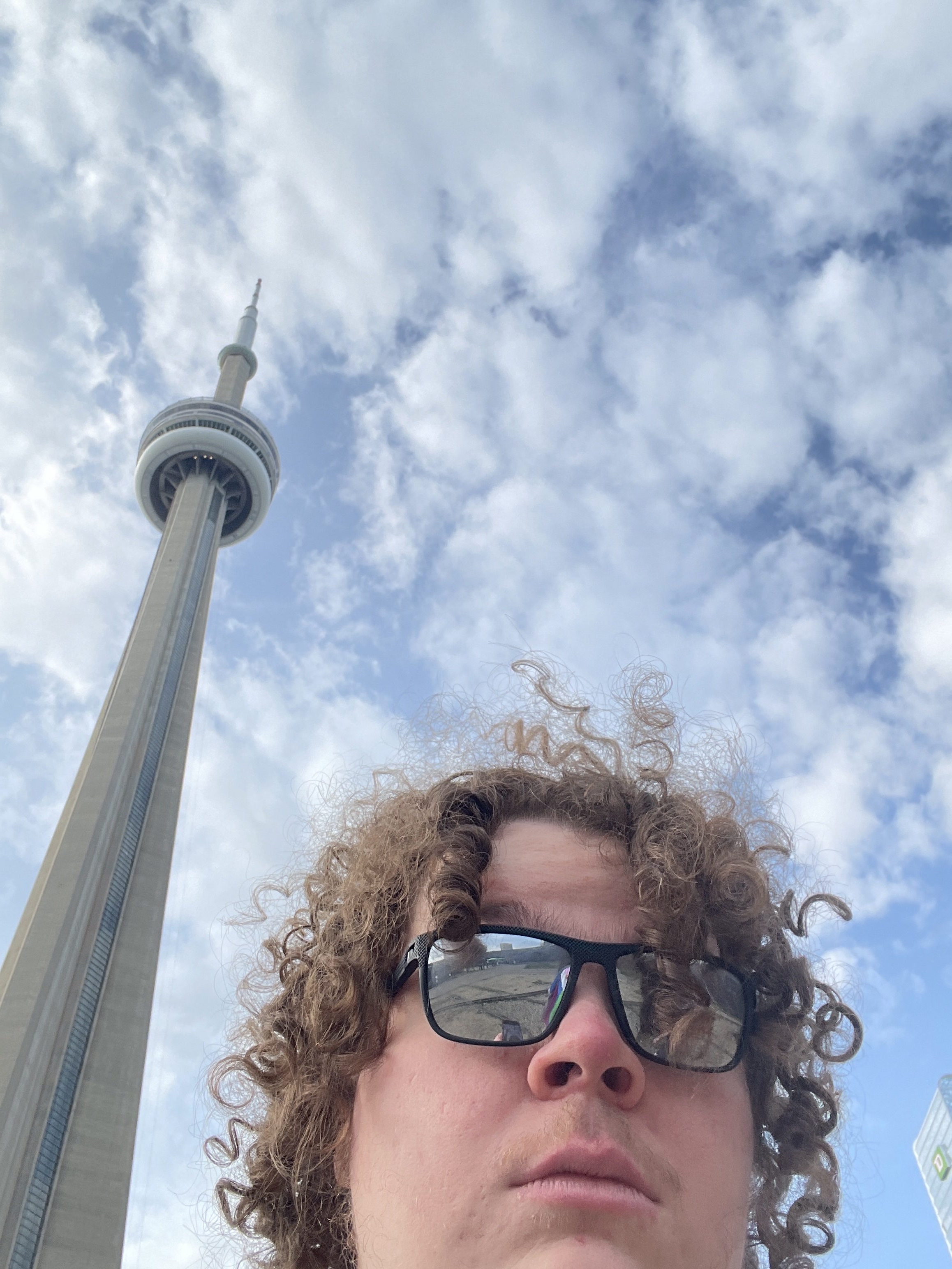 me in front of the CN Tower